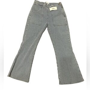 Frame Jeans Le Francoise Crop Flare Railro Pants